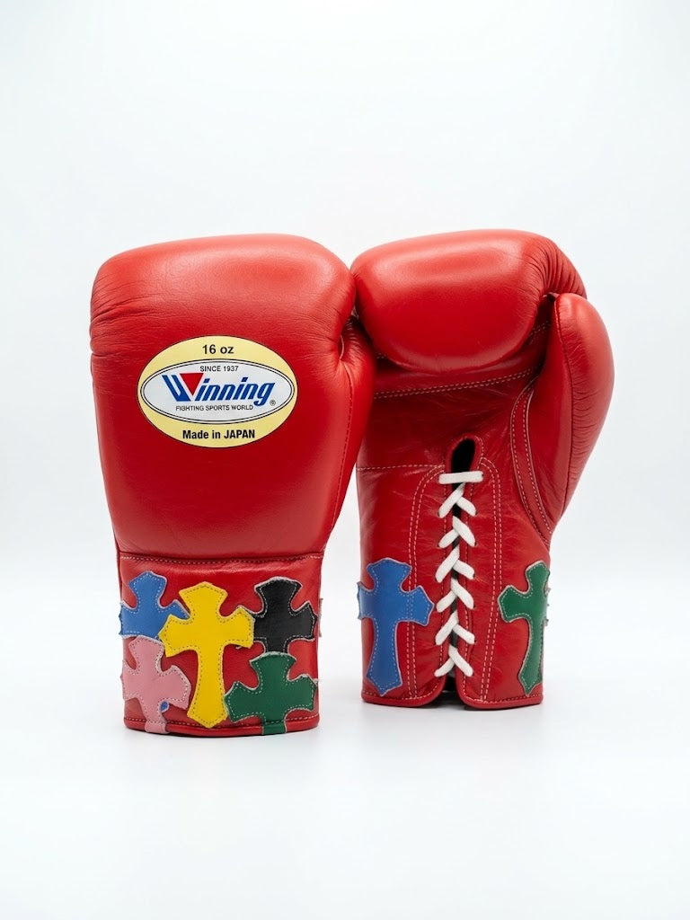 Winning Boxing Gloves Classic Red, pair view