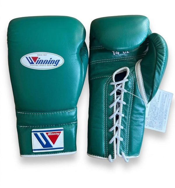 Winning Boxing Gloves – Teal & White (8oz–16oz)