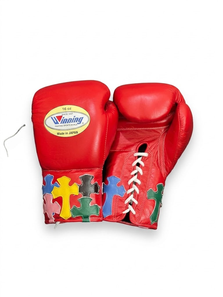 Winning Boxing Gloves Classic Red, side view