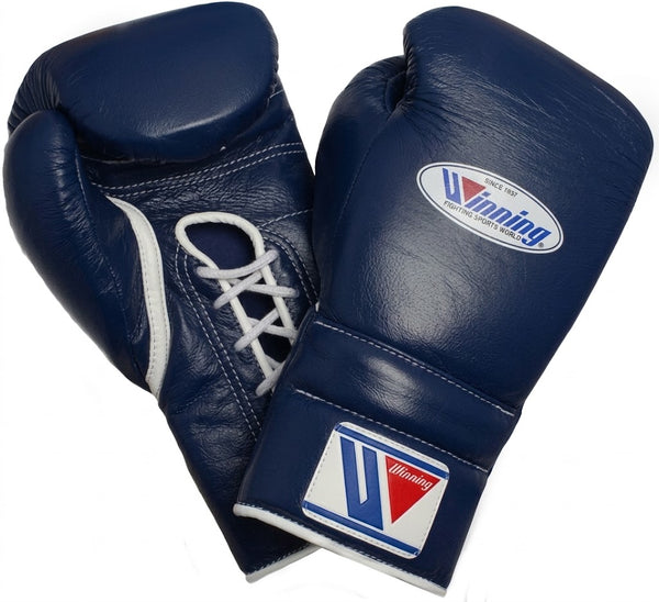 Winning Boxing Gloves – Navy Blue (8oz–16oz)