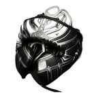 All-black boxing headgear with cheek protection