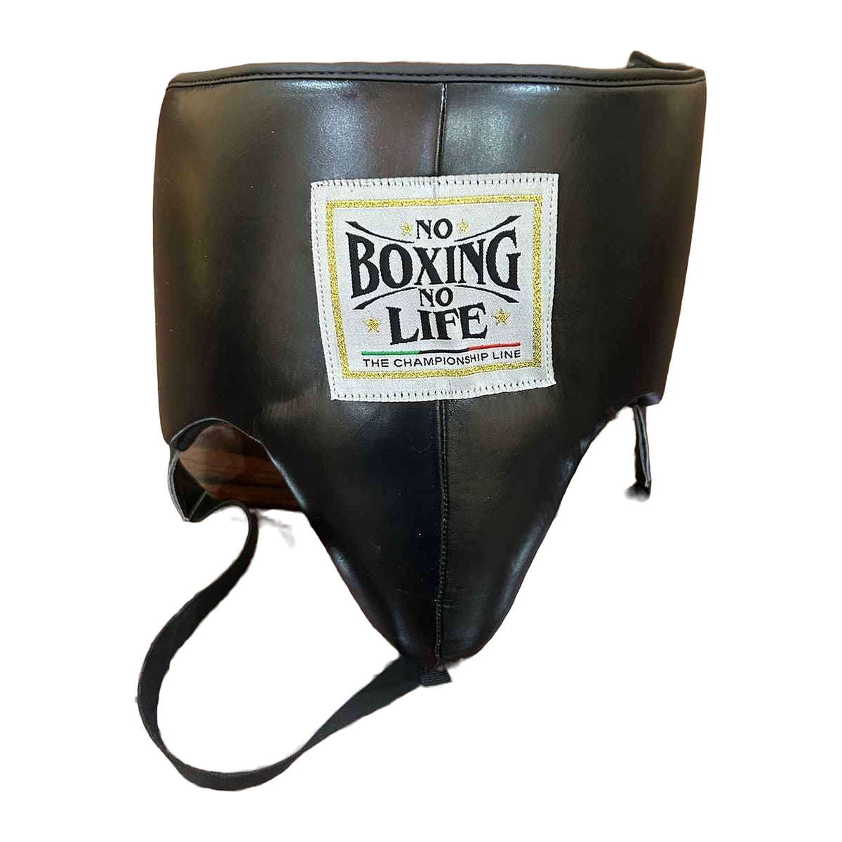 NBNL all-black set detail showing matte leather finish
