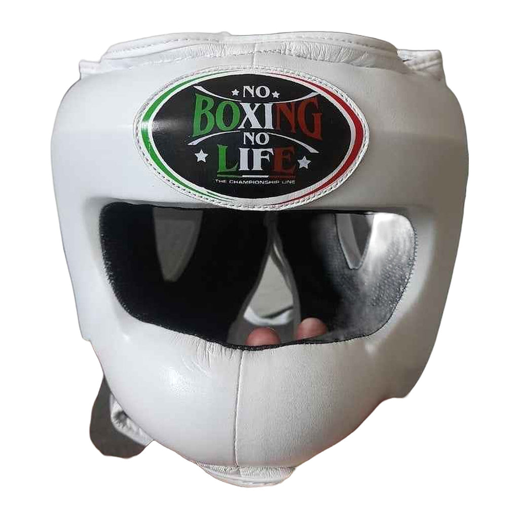 NBNL all-white sparring set three pieces laid out together