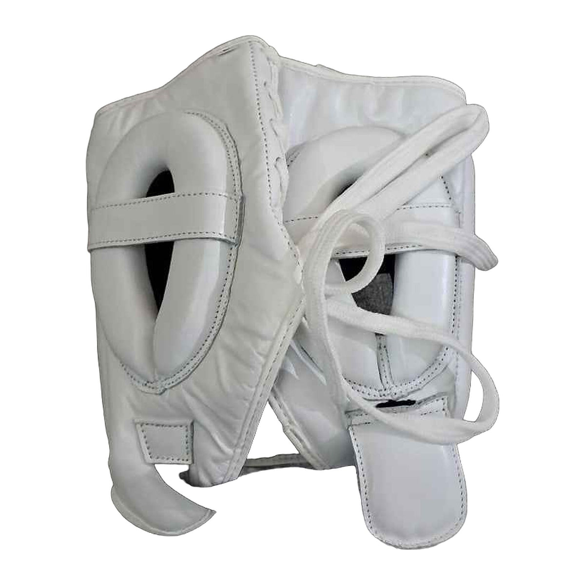 No Boxing No Life All-White Sparring Set – gloves, headguard and groin guard