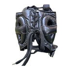 NBNL black & gold groin guard showing ergonomic shape