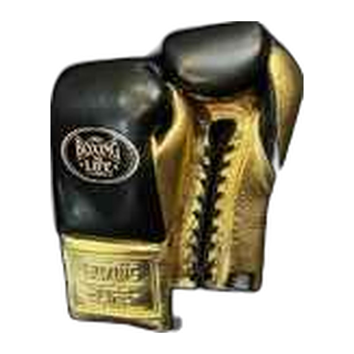 NBNL black gold gloves side profile compact Mexican glove shape