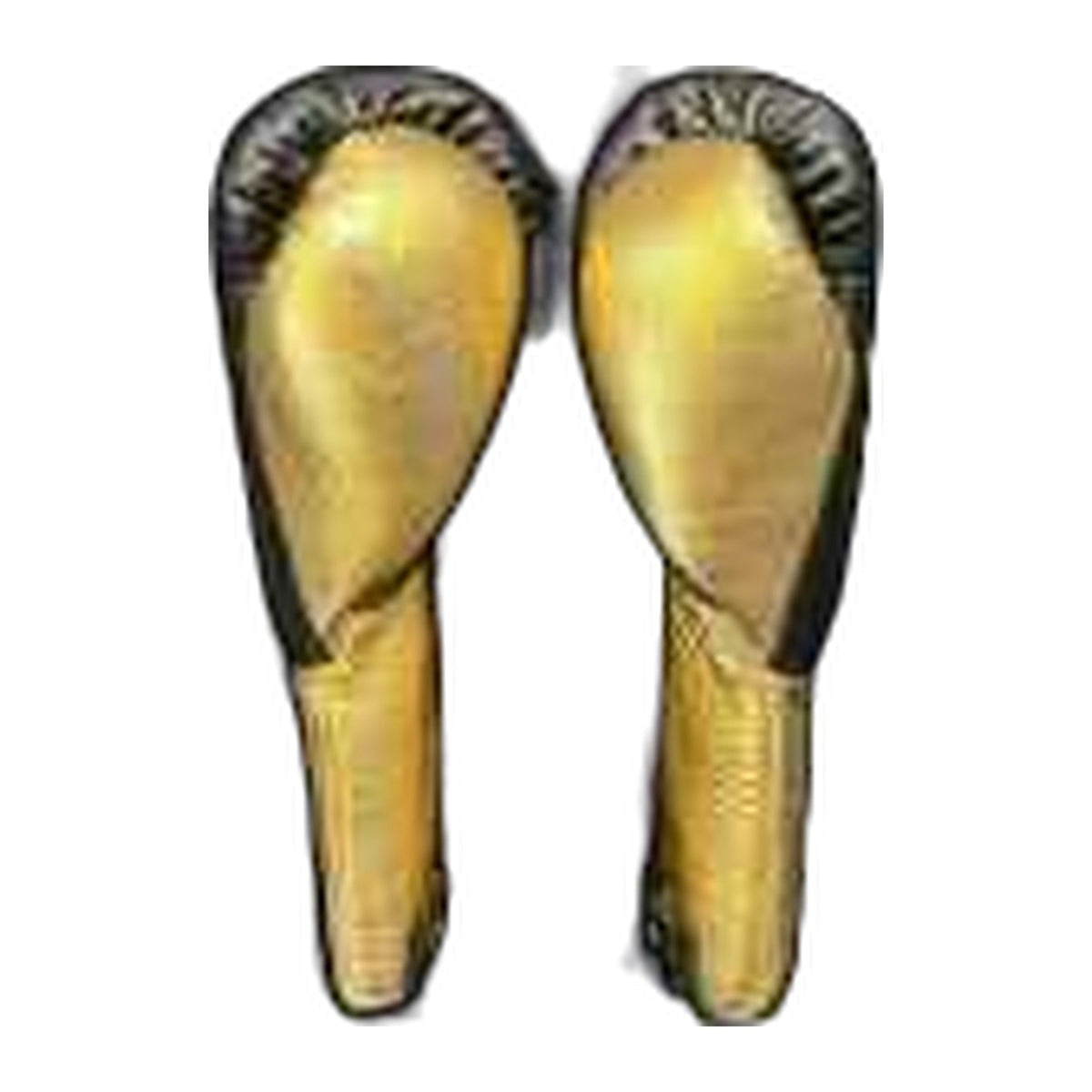 NBNL black and gold gloves knuckle view flat striking surface