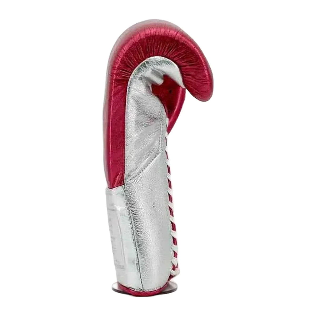 NBNL pink silver gloves side profile compact Mexican glove shape