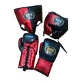 No Boxing No Life metallic red & black sparring set - gloves, headgear and groin guard