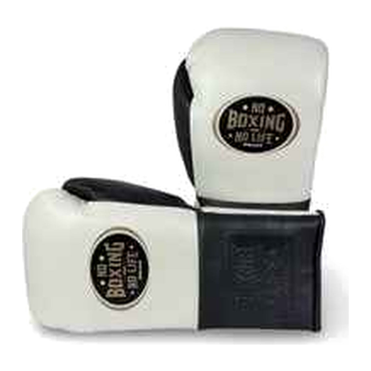 NBNL white black gloves side profile compact Mexican glove shape