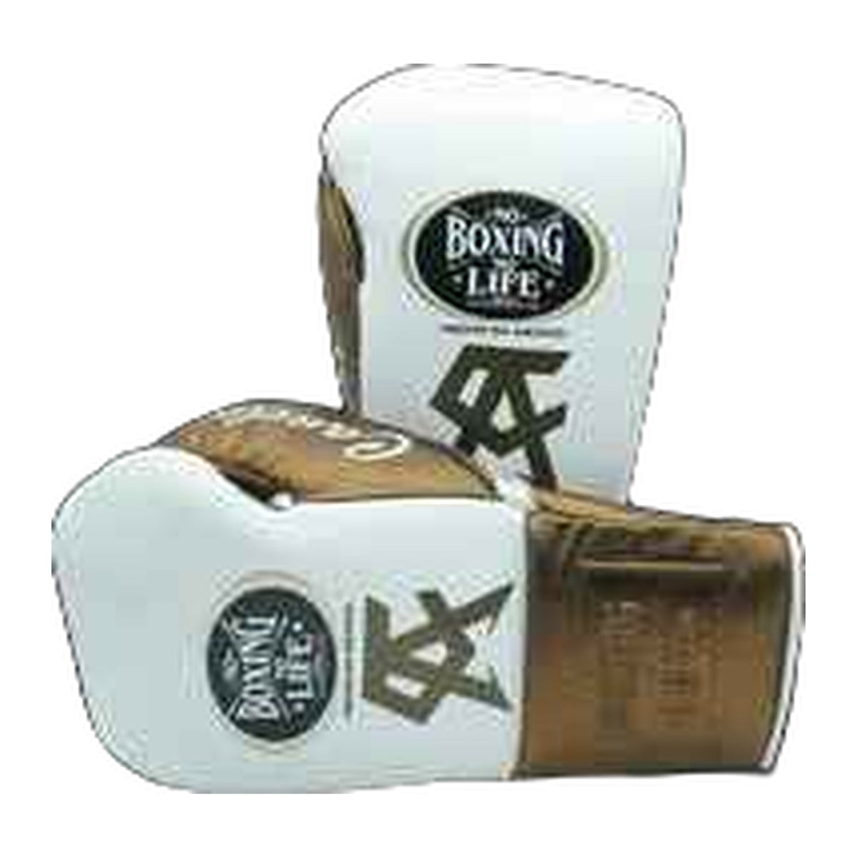 NBNL white bronze gloves side profile compact Mexican glove shape