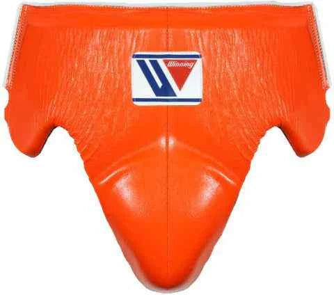 Winning Groin Guard - Premium Boxing Protective Cup Handmade in Japan (Black, Blue, Red, White, Orange)