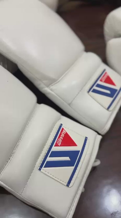 Set de sparring Winning blanco | Guantes 6-16 oz, cabezal y coquilla