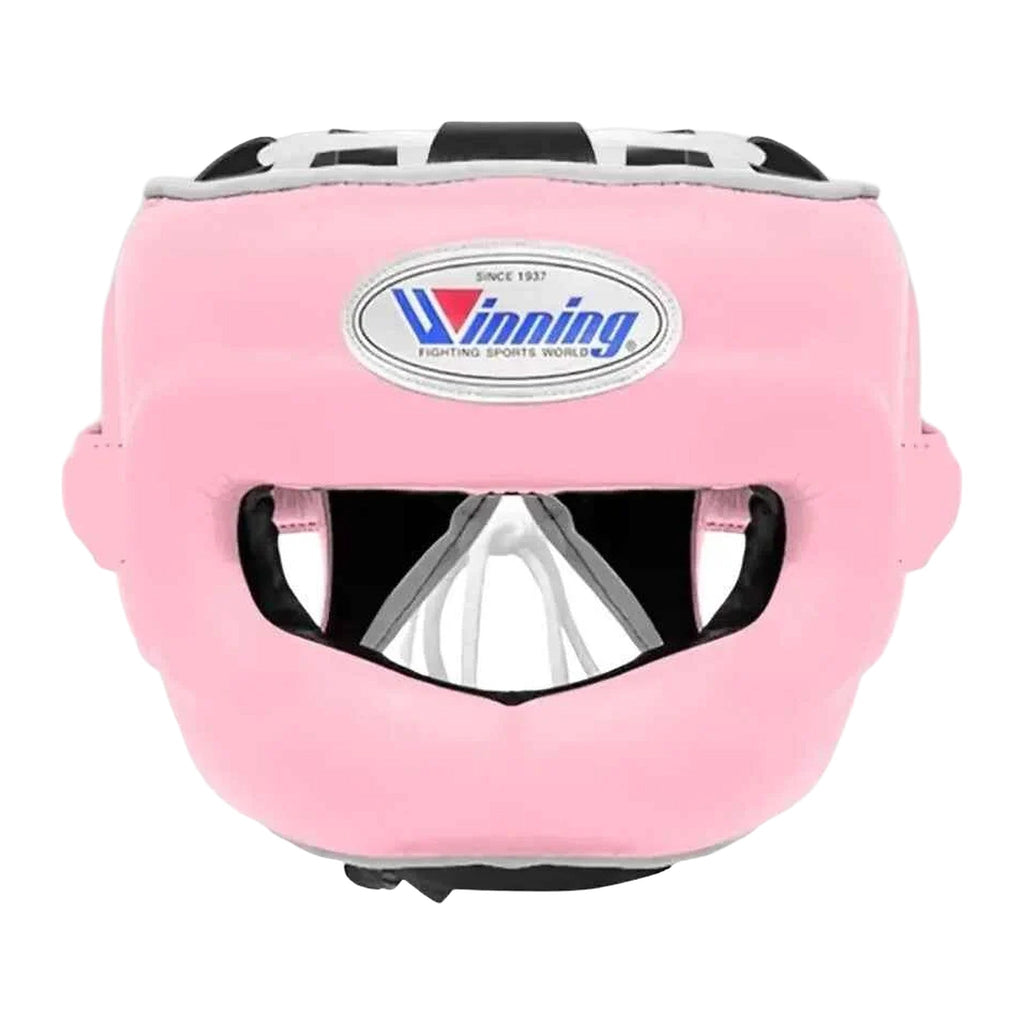 Baby pink Winning lace-up boxing gloves from the sparring set